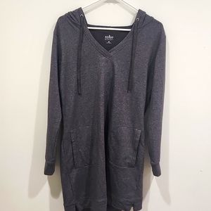 Womens long sweater hoodie